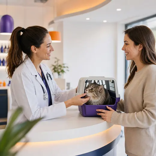 Posteo de Instagram para veterinaria sobre vacunas y turnos